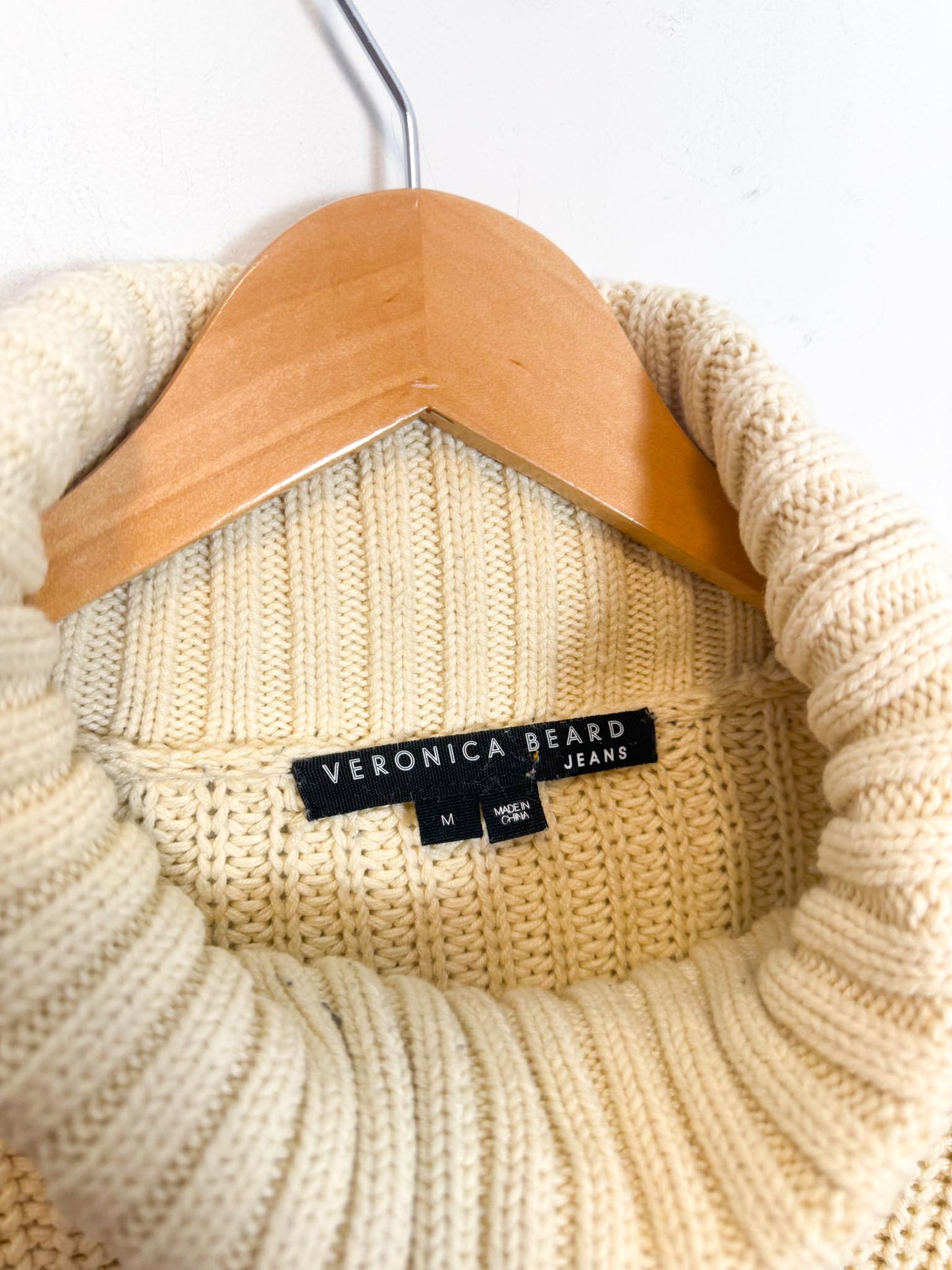 Veronica Beard Knit Turtleneck Sweater (Size M)