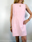 Vintage Gingham Mini Dress in Pink/White (Size S/M)