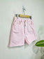 Denim Forum "The Yoko Mid Thigh Short" in Pale Pink (Size 27)