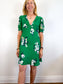 Free People "Neon Garden Mini Dress in Green" (Size S/M)