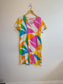 Vintage Marimekko Abstract Print Dress (Size L)