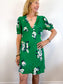 Free People "Neon Garden Mini Dress in Green" (Size S/M)