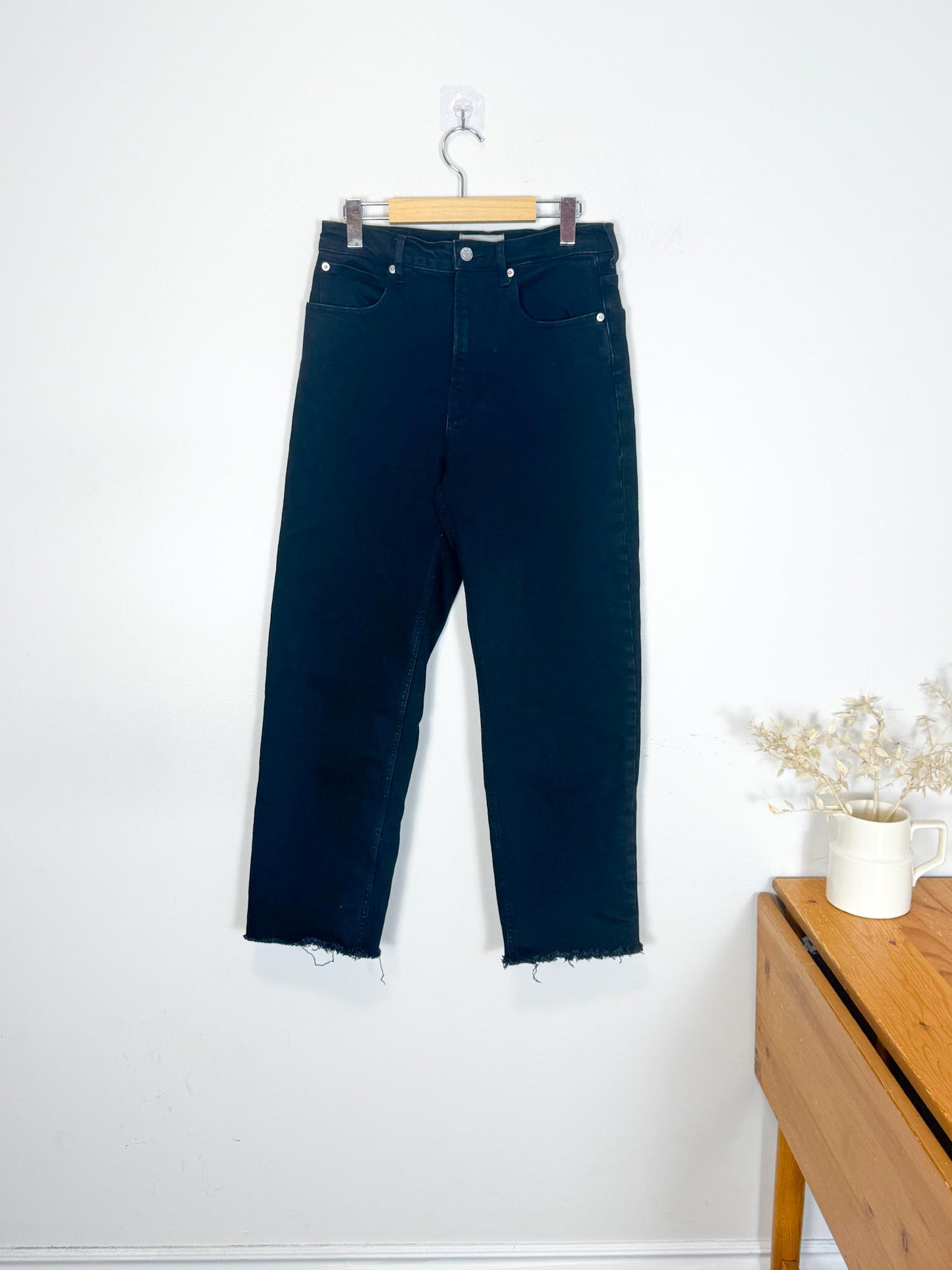 Everlane "The Way High Jean in Black" (Size 28)