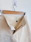Triarchy Sustainable Mini Skirt in Natural Canvas (Size 27)