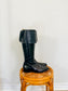 AQUATALIA Tall Calf Leather Boots in Black (Size 7.5)