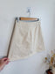 Triarchy Sustainable Mini Skirt in Natural Canvas (Size 27)