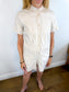 COS Cotton Romper in Neutral (Size S/M)