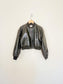 Babaton "Synergy Bomber - UnReal Leather in Black" (Size S)