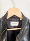 Babaton "Synergy Bomber - UnReal Leather in Black" (Size S)