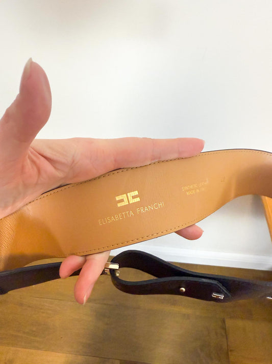 Elisabetta Franchi Black Belt (Size XS/S)