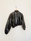 Babaton "Synergy Bomber - UnReal Leather in Black" (Size S)