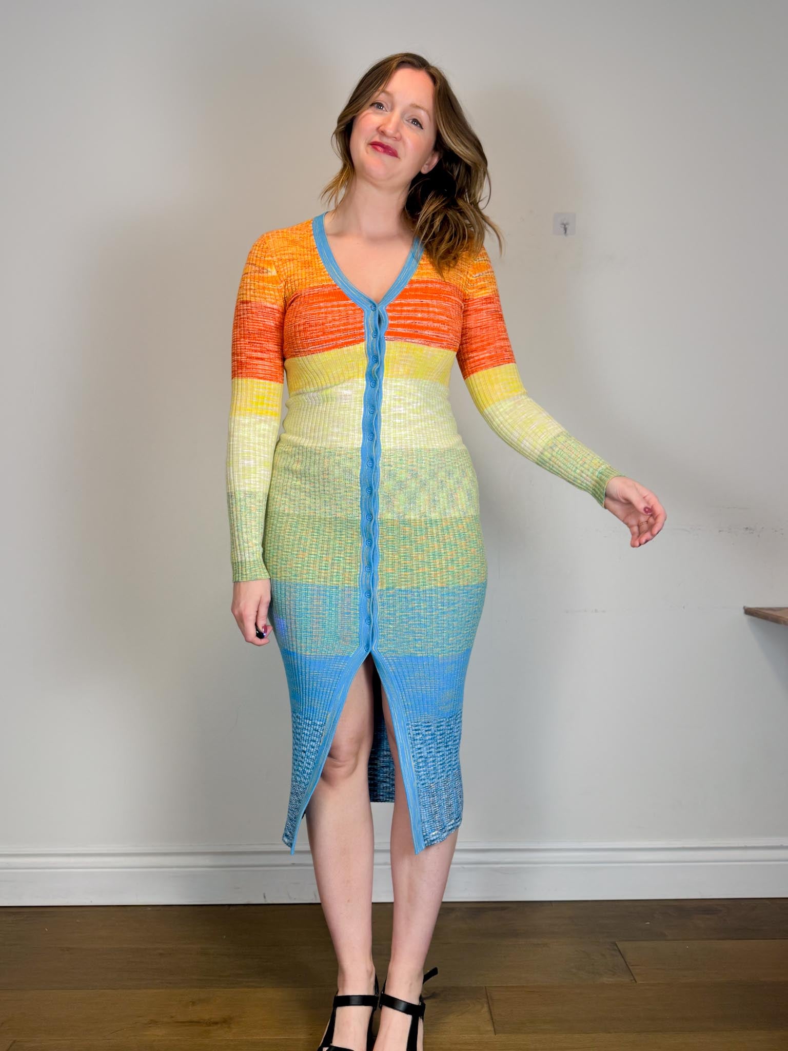 STAUD "Multi-colour Shoko Sweater Dress" (Size S/M)  Middle Child Vintage  Shop
