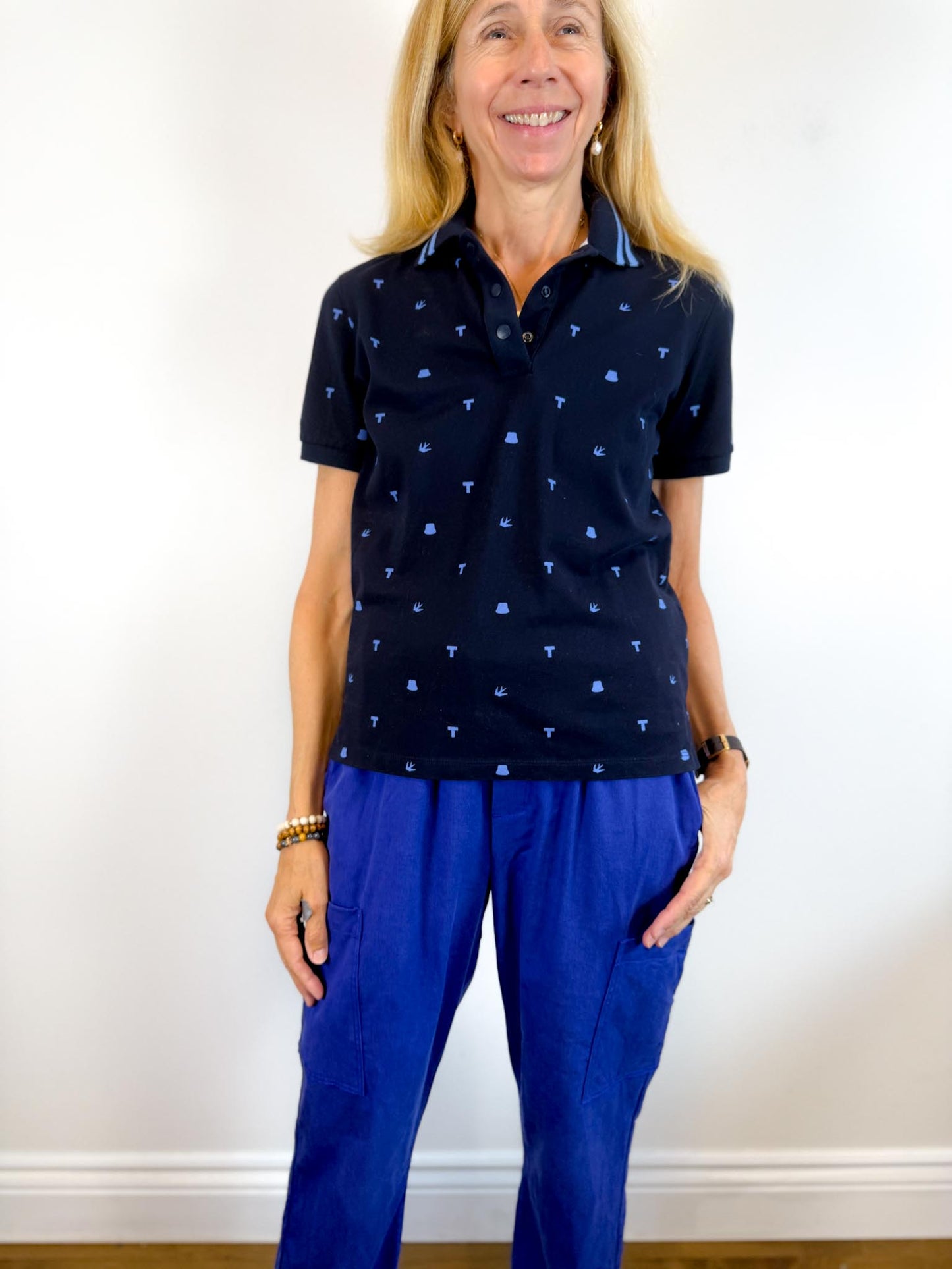TILLEY Women's Icon Polo in Navy (Size S)