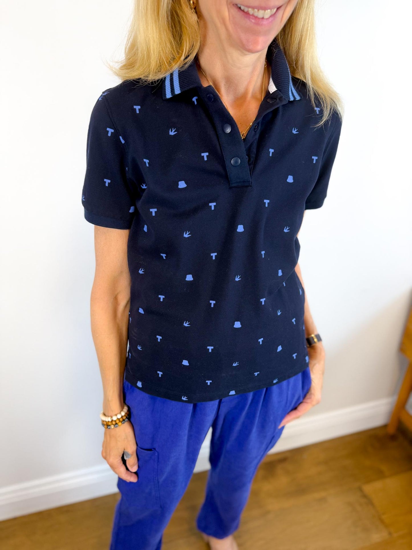 TILLEY Women's Icon Polo in Navy (Size S)