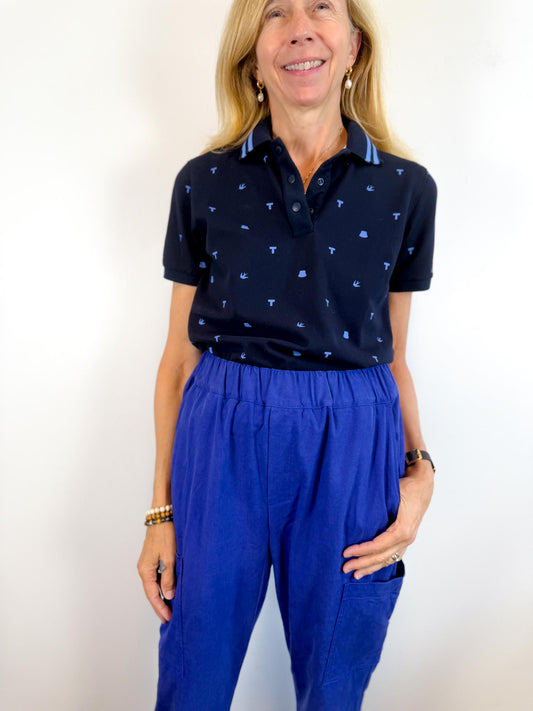 TILLEY Women's Icon Polo in Navy (Size S)
