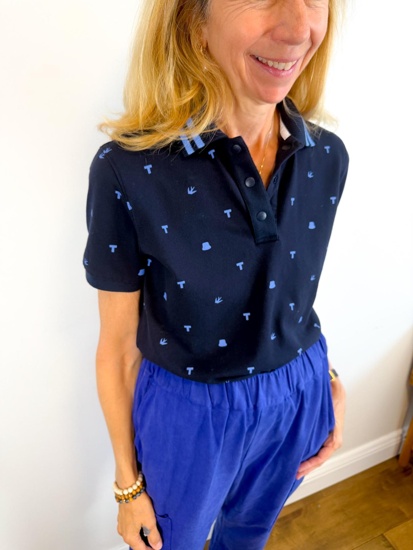 TILLEY Women's Icon Polo in Navy (Size S)