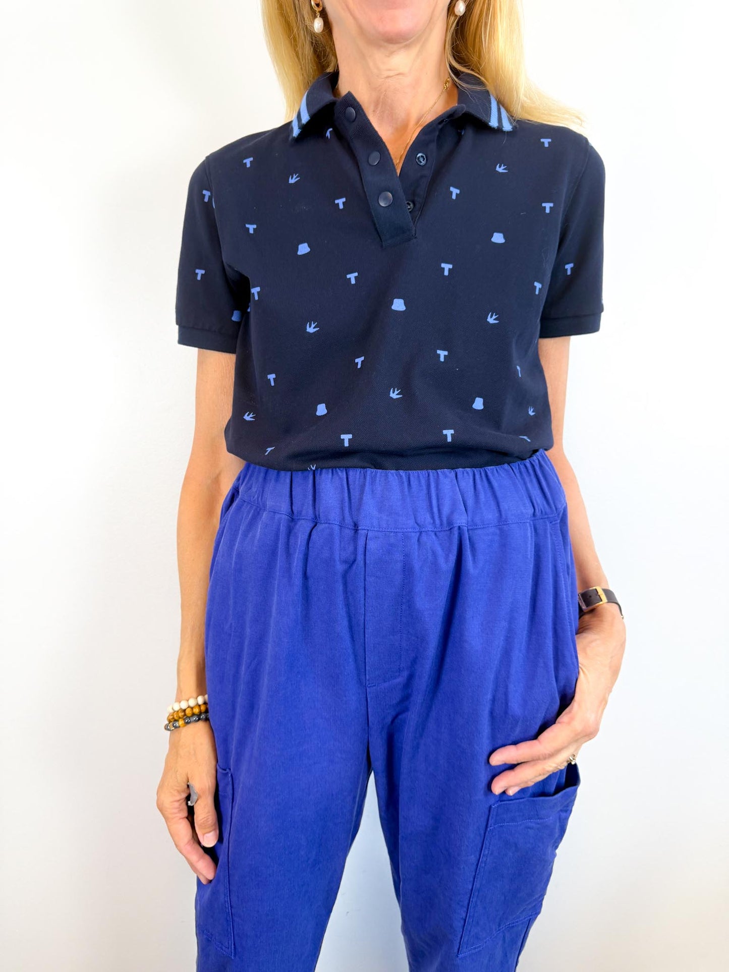 TILLEY Women's Icon Polo in Navy (Size S)