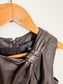 GUCCI Genuine Lamb Leather Mini Dress in Black (Size S)