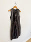 GUCCI Genuine Lamb Leather Mini Dress in Black (Size S)