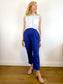 Jonathan Simkhai High Low Sleeveless Pinstripe Button Down (Size S)