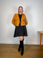 Anthropologie AVEC LES FILLES Faux Leather Cropped Jacket in Camel SOLD AS IS a(Size XL)