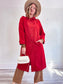 Vintage Trench Coat in Red (Size XL)