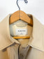 Babaton Frances Faux Leather Shirt in Cream (Size M/L)