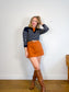 Wilfred "Clara Merino Wool Sweater in Navy/White Stripe" (Size XS/S)