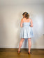 Reformation "Cherrie Dress in Blue" NWT (Size 12)