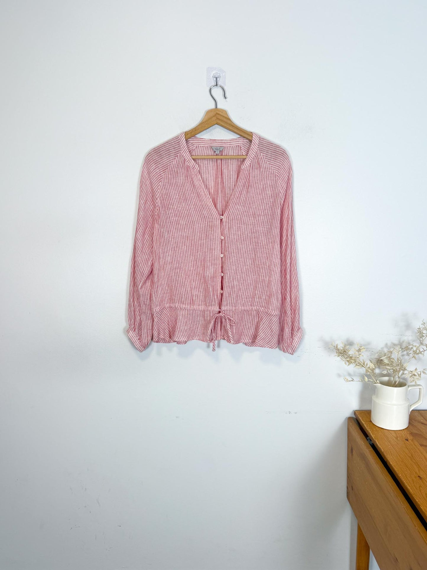 Rails "Marti Blouse in Scarlet Stripe" (Size M)
