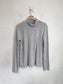 Alo Yoga "Embrace Mockneck Long Sleeve in Grey" (Size M/L)