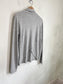 Alo Yoga "Embrace Mockneck Long Sleeve in Grey" (Size M/L)