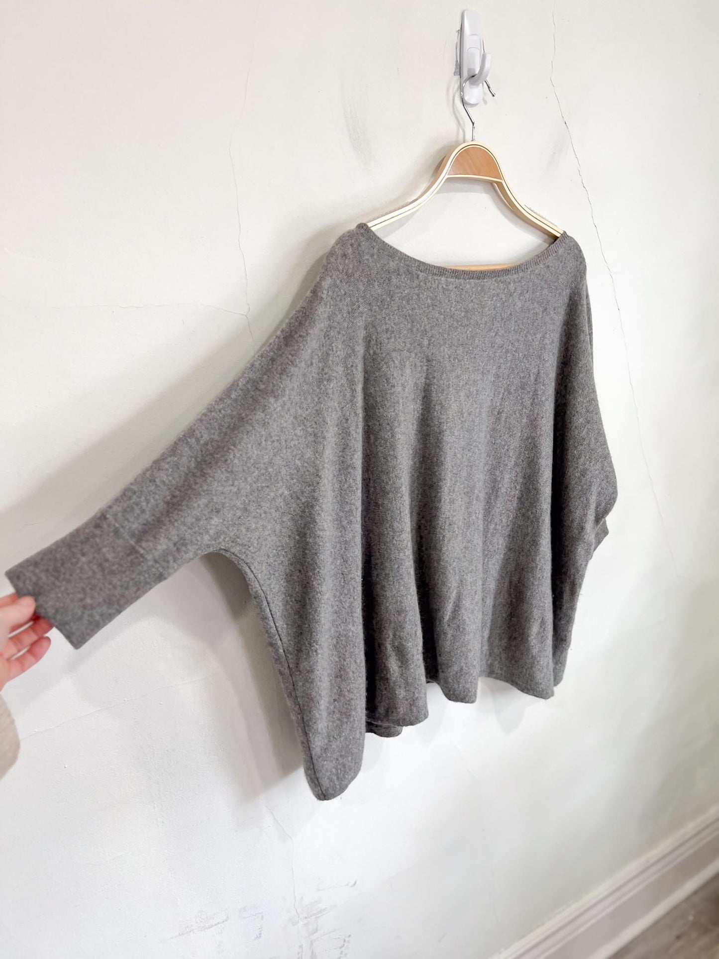 Garnet Hill Oversized Cashmere Knit T-Shirt SOLD AS IS (Size L)