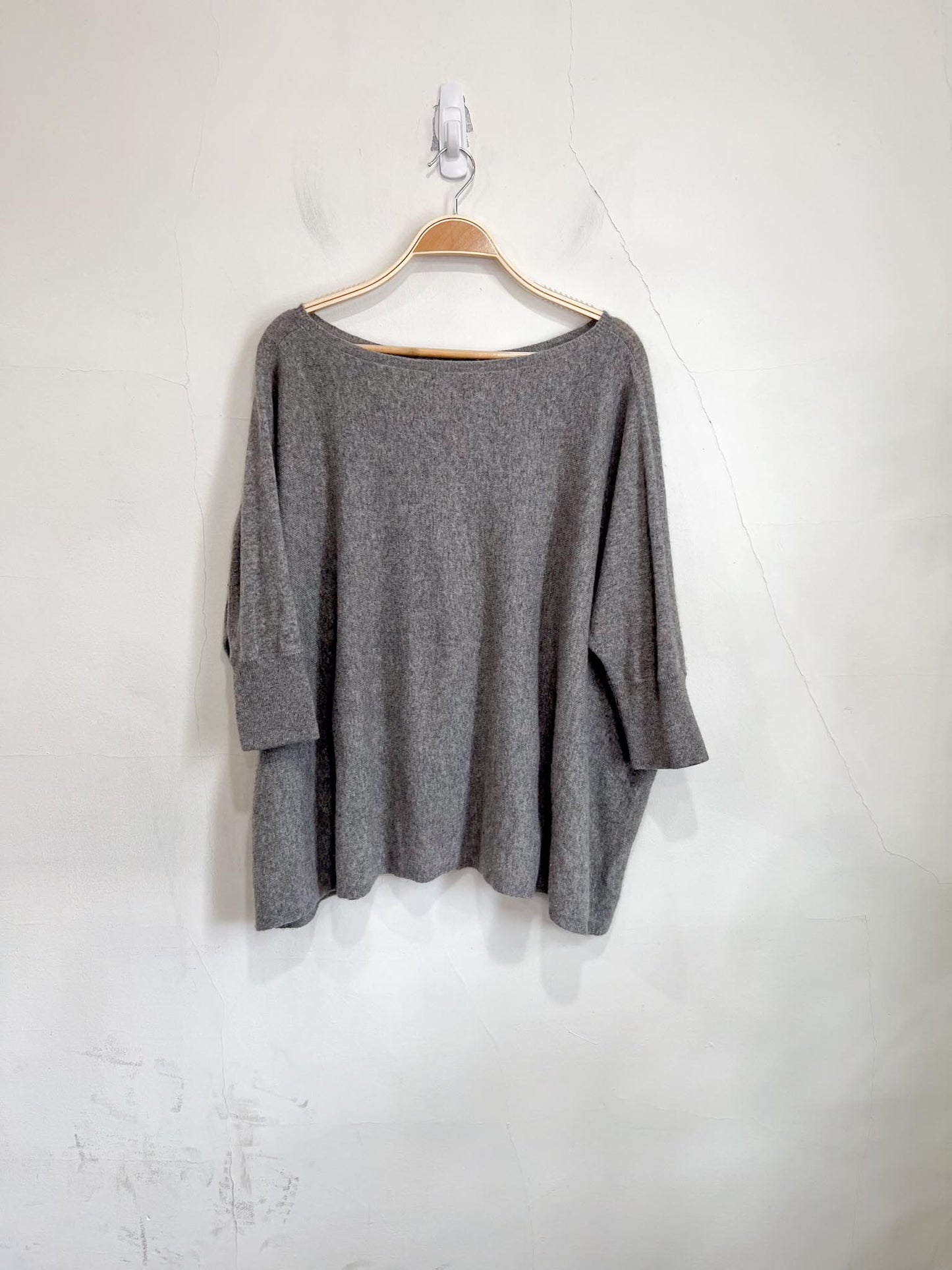 Garnet Hill Oversized Cashmere Knit T-Shirt SOLD AS IS (Size L)