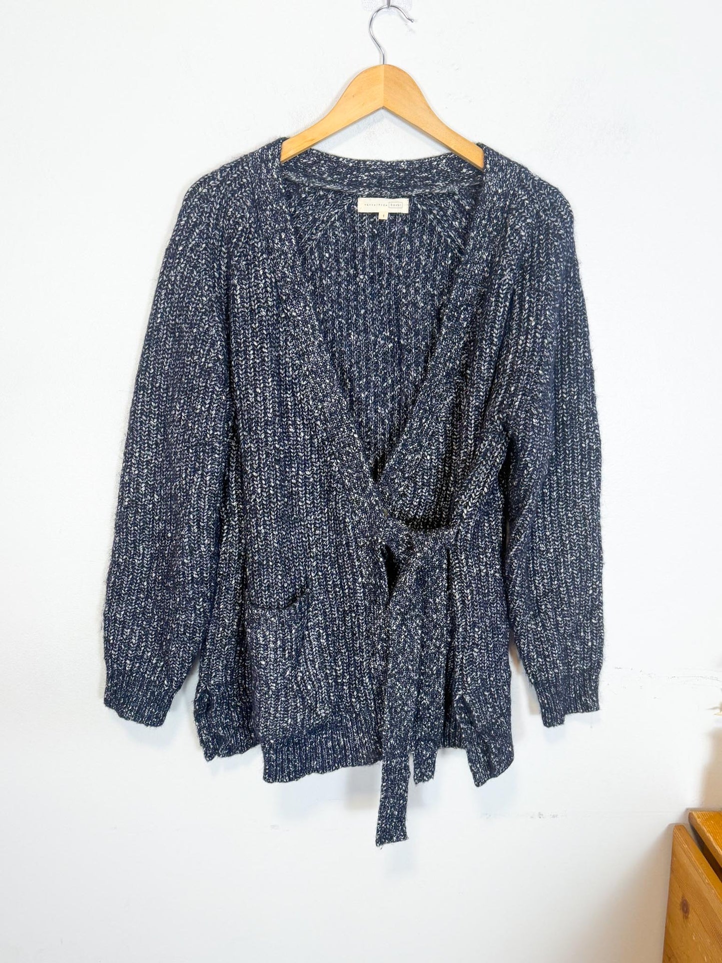 Hansel from Basel Slow Fashion "Sasha Alpaca Cardigan in Navy" (Size M/L)