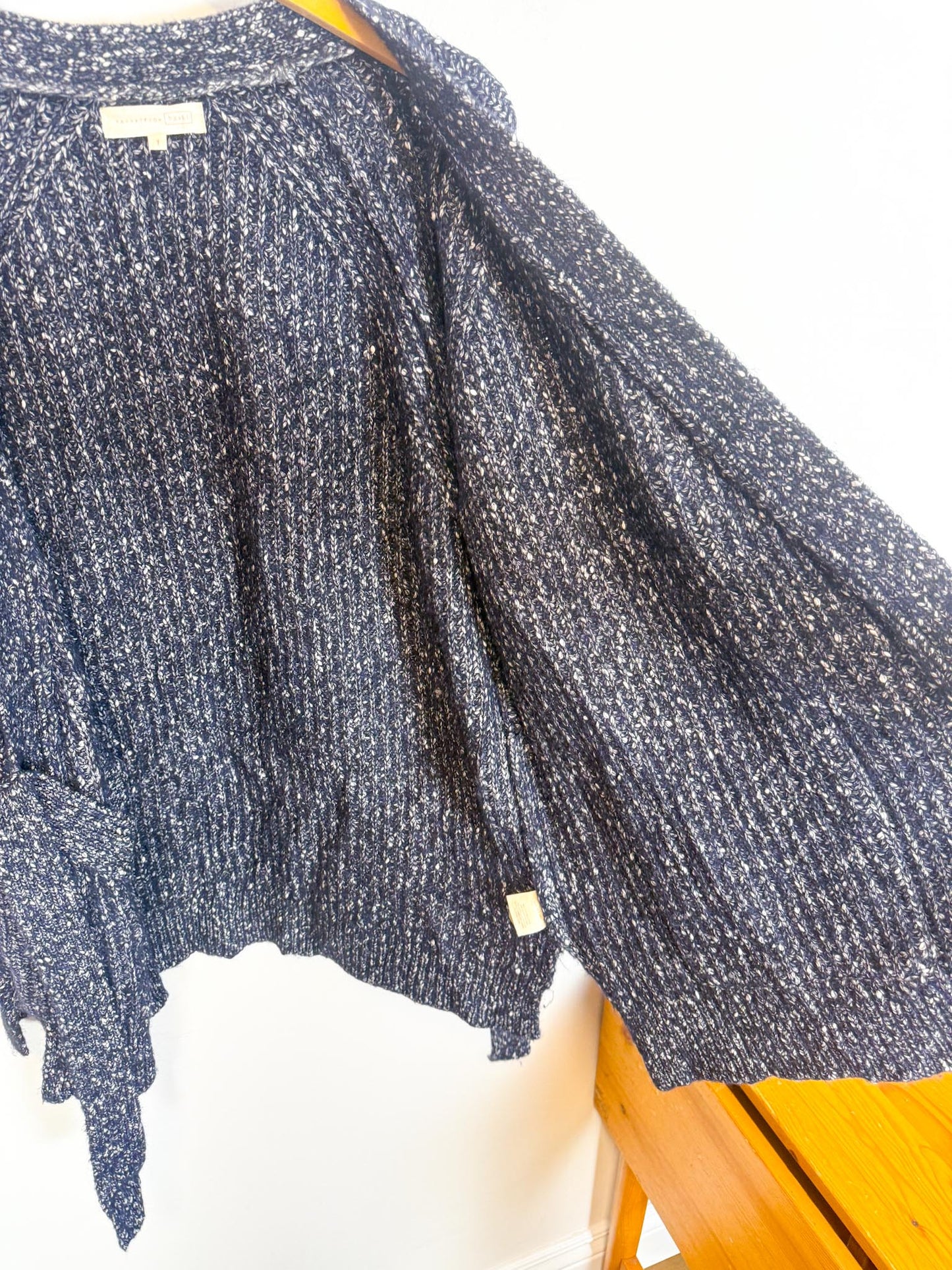 Hansel from Basel Slow Fashion "Sasha Alpaca Cardigan in Navy" (Size M/L)