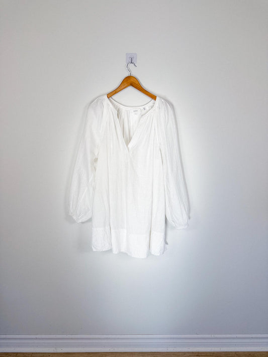A.L.C  Tunic Mini Shift Dress in White (Size M/L)