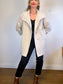 CINZIA ROCCA Designer Wool Peacoat in Grey (Size M/L)