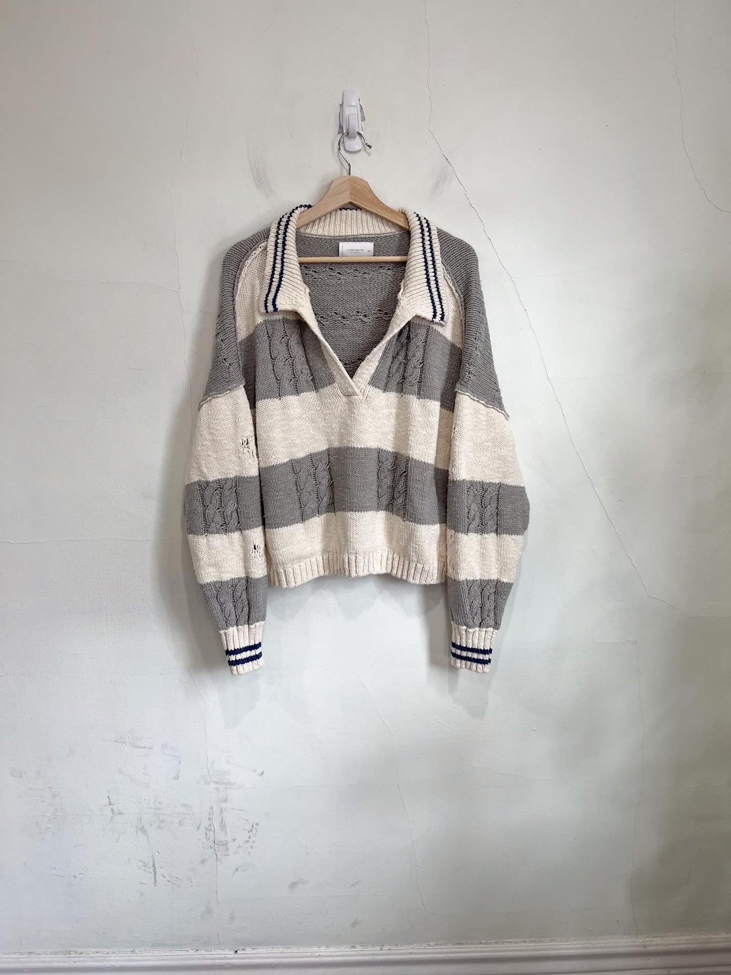 Lucky Brand Chunky Knit Henley Sweater SOLD AS IS (Size XL)