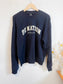 PE NATION Crewneck in Navy (Size XS-M)