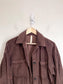 Babaton "Graydon Corduroy Shirt in Brown" SOLD AS IS (Size S/M)