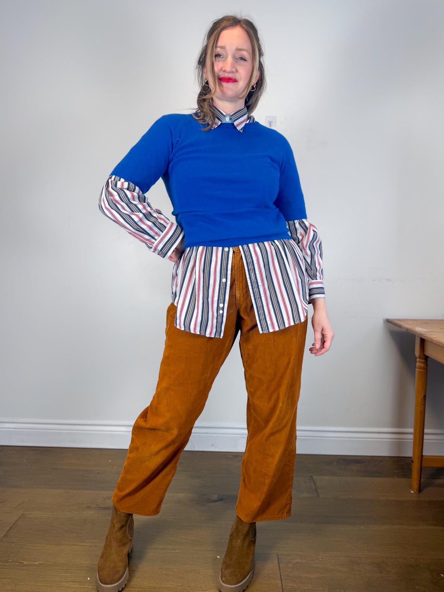 Vintage Tommy Hilfiger Striped Button Down SOLD AS IS (Size L)