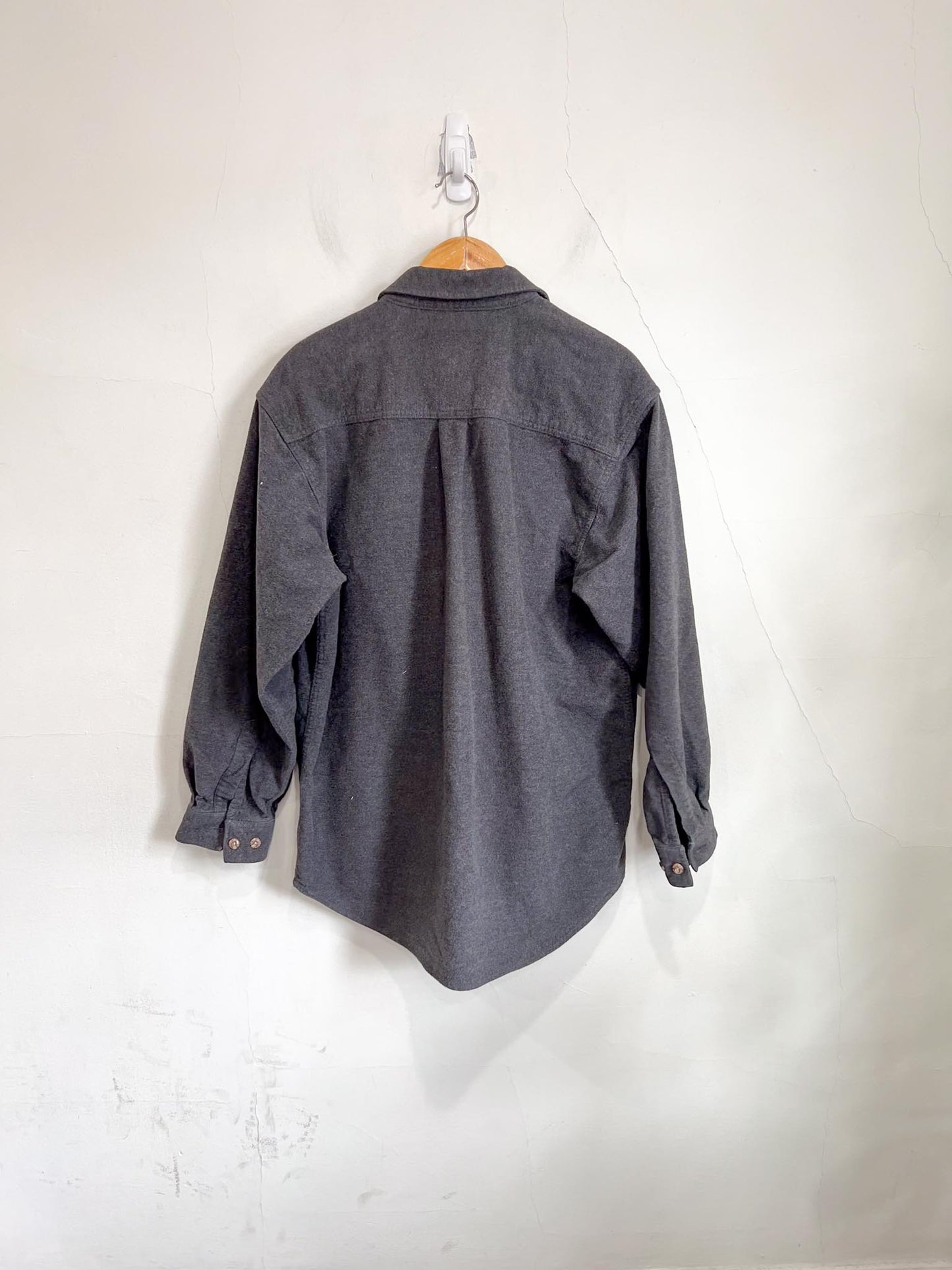 Vintage Field & Stream Grey Flannel Overshirt (Size L)