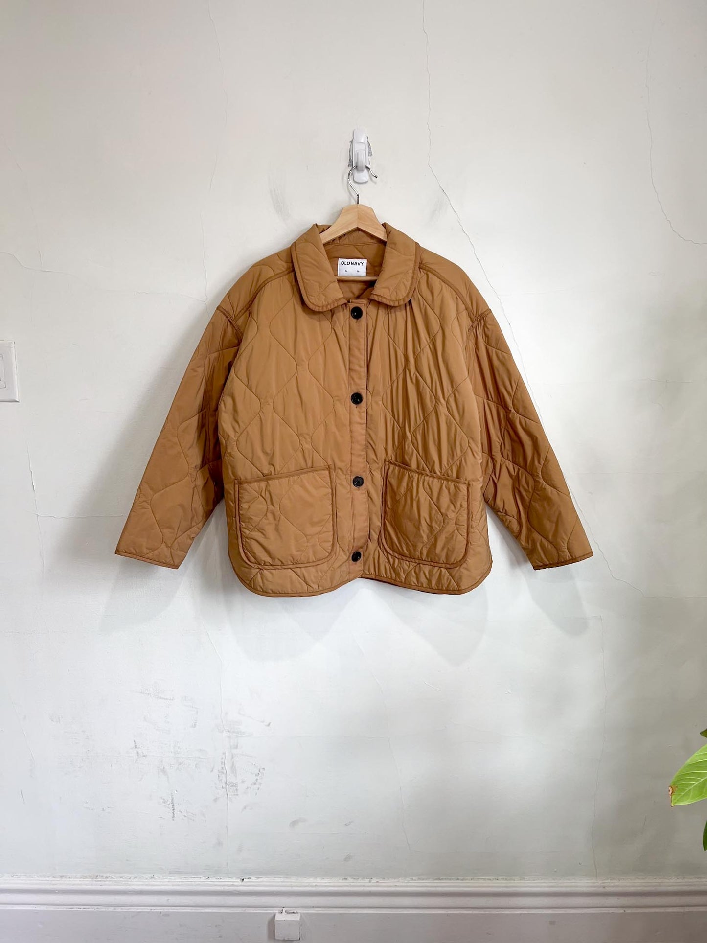 Old Navy Quilted Liner Jacket in Brown (Size XL)