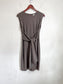 obakki Slow Fashion Wool Wrap Dress (Size S)