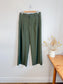 Gap "Pleated Wide Leg Trousers in Moss Green" (Size 12)