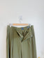 Gap "Pleated Wide Leg Trousers in Moss Green" (Size 12)