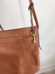 Fossil Leather Crossbody Bag in Brown