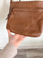 Fossil Leather Crossbody Bag in Brown