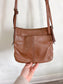 Fossil Leather Crossbody Bag in Brown